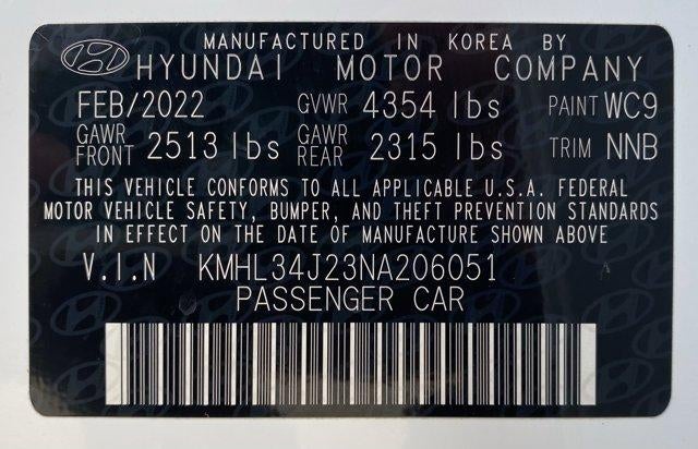 2022 Hyundai SONATA Limited 1.6T