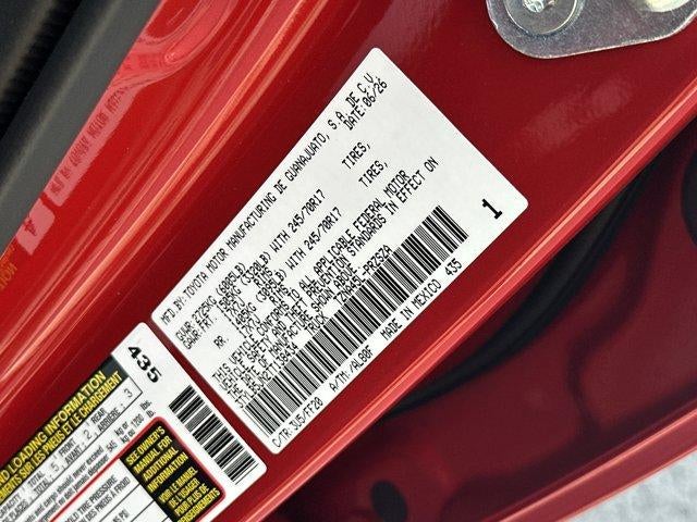 2026 Toyota Tacoma 4WD 4WD SR5 Double Cab 5' Bed AT (Natl)
