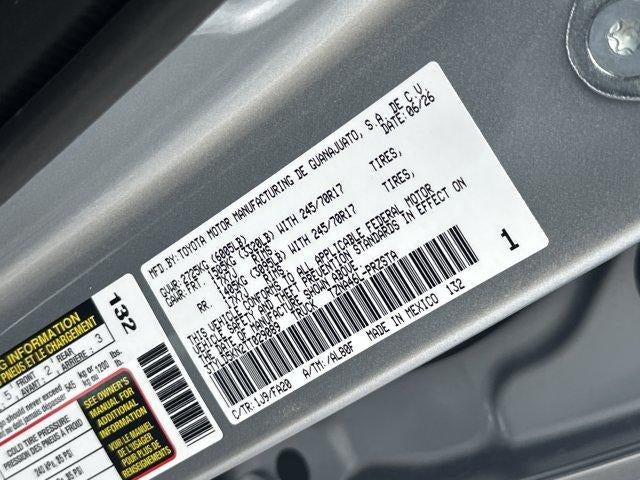 2026 Toyota Tacoma 4WD 4WD SR Double Cab 5' Bed AT (Natl)