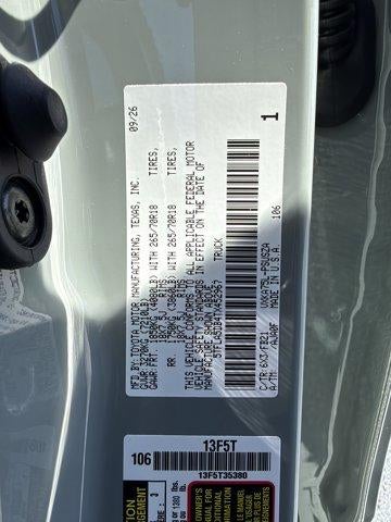 2026 Toyota Tundra 4WD 4WD SR5 CrewMax 5.5' Bed (Natl)