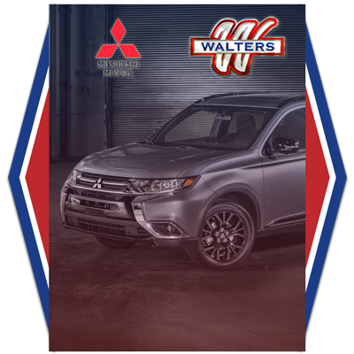 Mitsubishi SUV in garage Walters dealership