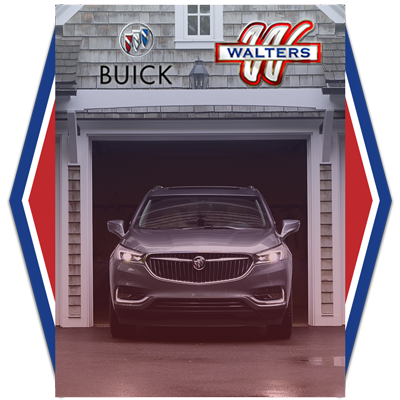 Buick SUV in garage Walters dealership