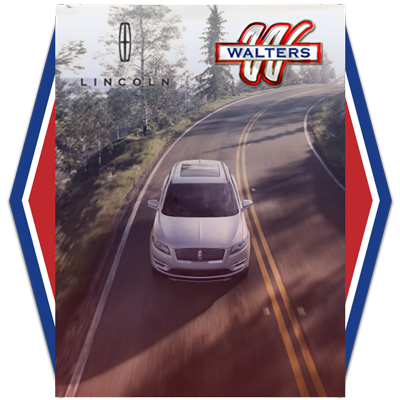 Lincoln SUV on forest road Walters dealership